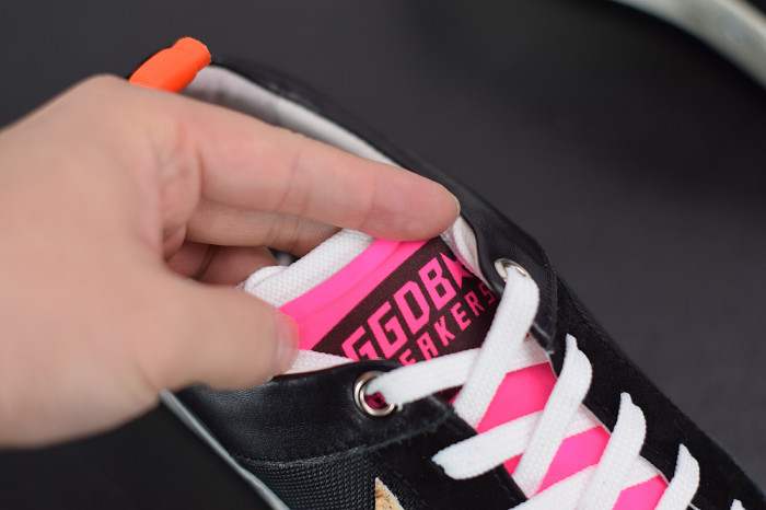 GGD Women’s fuchsia and leopard-print Yeah sneakers